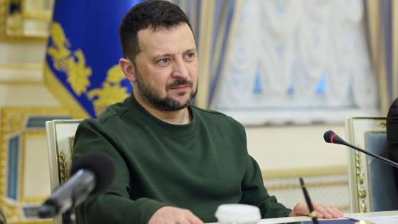 الرئيس الأوكراني فولوديمير زيلينسكي
