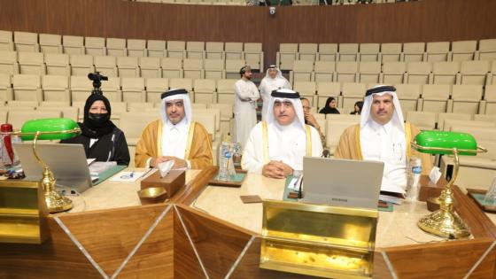 جانب من المشاركة القطرية في الاجتماع