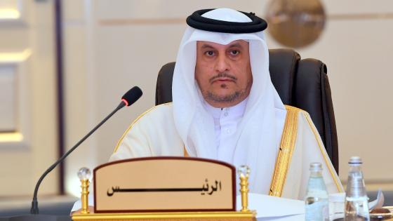 جانب من المشاركة القطرية في الاجتماع