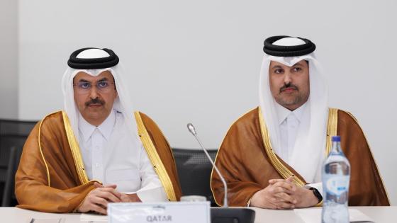 الوفد القطري المشارك في الاجتماع