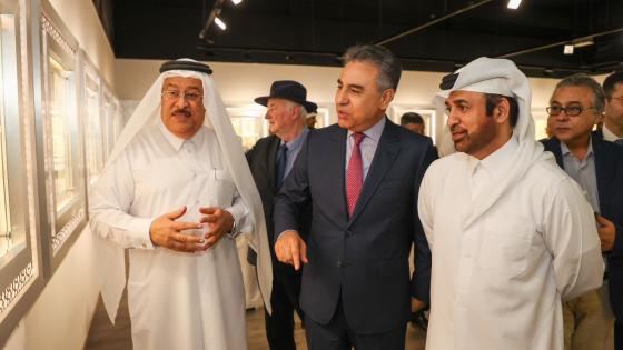 جانب من افتتاح المعرض