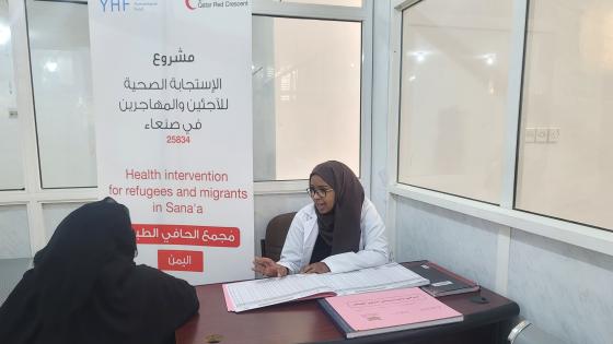 جانب من الحملة الصحية