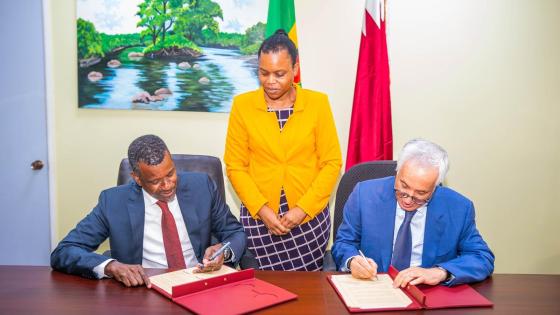 جانبب من توقيع مذكرة التفاهم