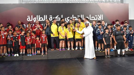 جانب من تتويج الفائزين