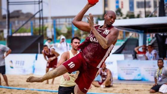 مباراة سابقة للمنتخب القطري