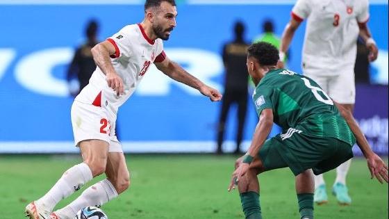 مباراة السعودية والأردن