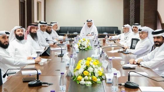 جانب من اجتماعات بعثة الحج القطرية
