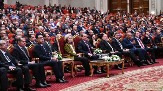 الرئيس المصري خلال مؤتمر الاستثمار بين مصر والاتحاد الأوروبي