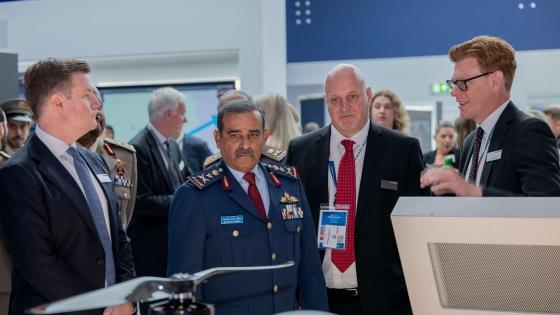 جانب من مشاركة سعادة رئيس الأركان في الافتتاح