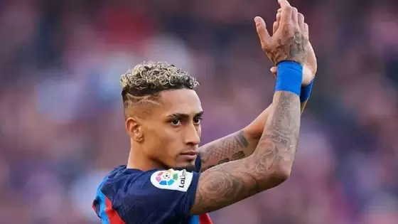 البرازيلي رافينيا لاعب فريق برشلونة