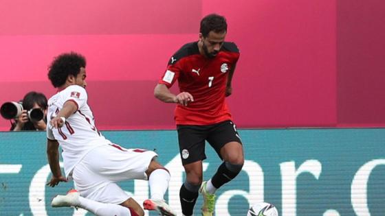 أحمد رفعت خلال مشاركته في كأس العرب