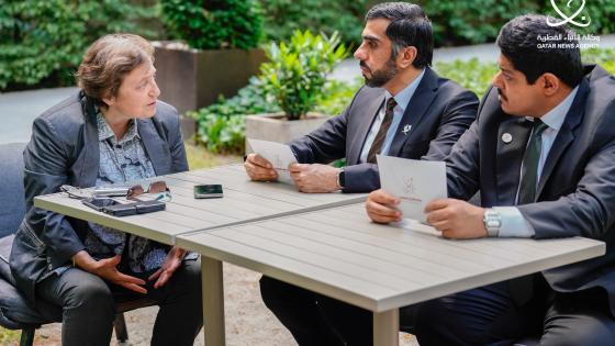 جانب من المقابلة