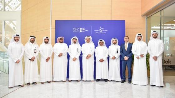 جانب من افتتاح منفذ "بريد قطر"