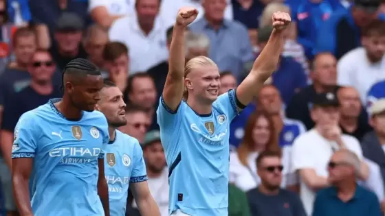 جانب من المباراة