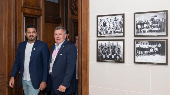 جانب من الزيارة