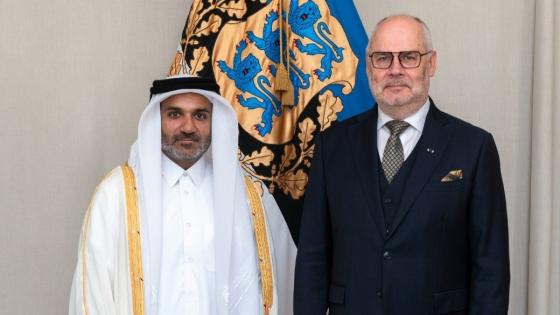 جانب من تسليم أوراق الاعتماد