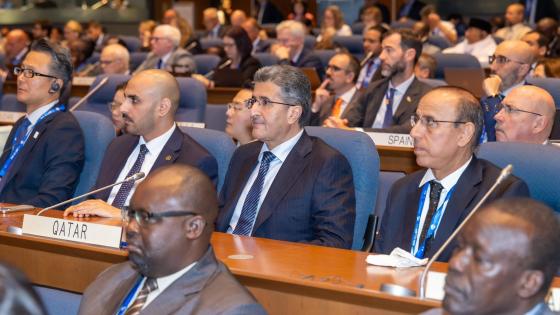 الوفد القطري المشارك في المؤتمر