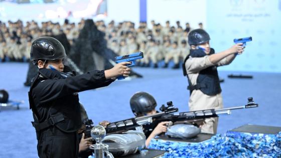 جانب من استعراضات حفل التخريج