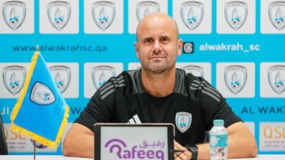 الإسباني ميغيل أنخيل مدرب فريق الوكرة