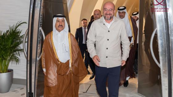 جانب من مراسم الاستقبال