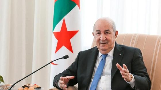 الرئيس الجزائري عبد المجيد تبون