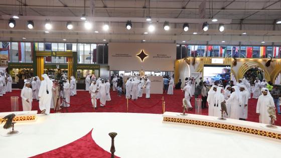 جانب من فعاليات معرض كتارا الدولي للصيد والصقور