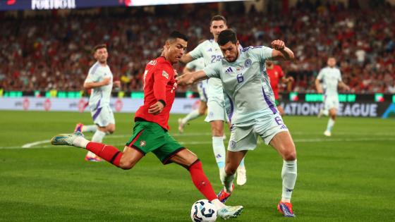 جانب من المباراة