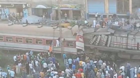 حادث قطاري الزقازيق في مصر