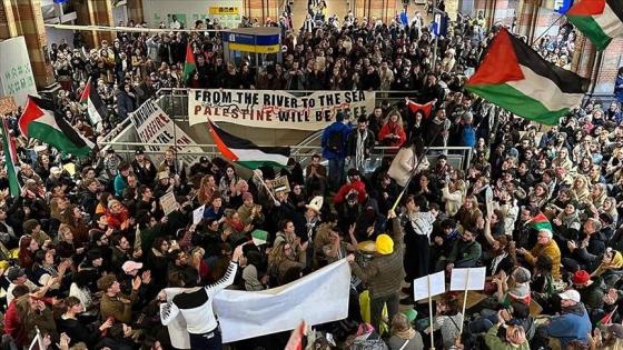 مظاهرة لدعم فلسطين في ألمانيا "صورة أرشيفية"