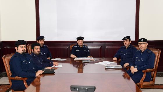 جانب من المشاركة القطرية في الاجتماع عبر الاتصال المرئي