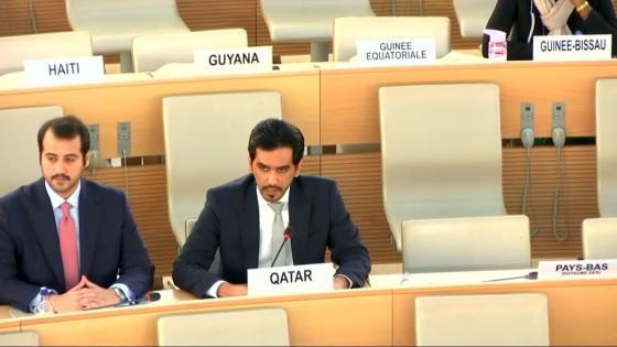 جانب من المشاركة القطرية في الحوار التفاعلي