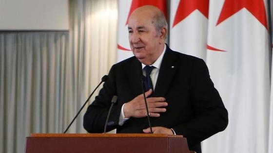 الرئيس الجزائري عبد المجيد تبون