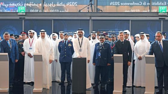 سعادة وزير الداخلية مفتتحا معرض ومؤتمر ميليبول قطر 2024