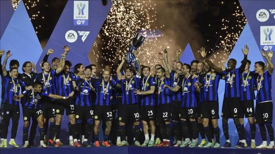 تتويج إنتر ميلان بلقب كأس السوبر الإيطالي