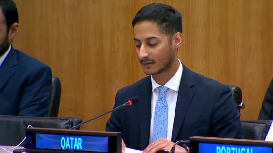 طلال عبدالعزيز النعمة سكرتير ثاني بالوفد الدائم لدولة قطر لدى الأمم المتحدة