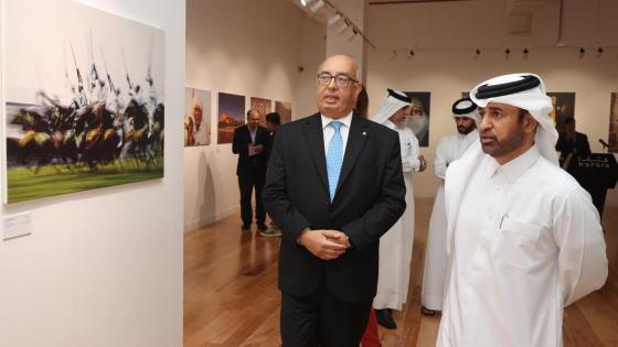 جانب من افتتاح المغرض