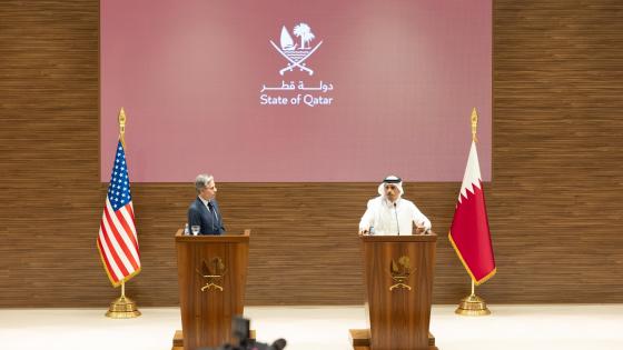 جانب من المؤتمر الصحفي المشترك