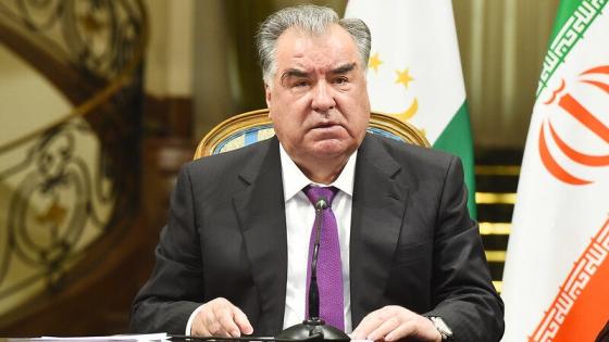 الرئيس إمام علي رحمان رئيس جمهورية طاجيكستان