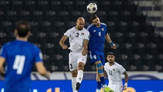 مباراة فلسطين والكويت