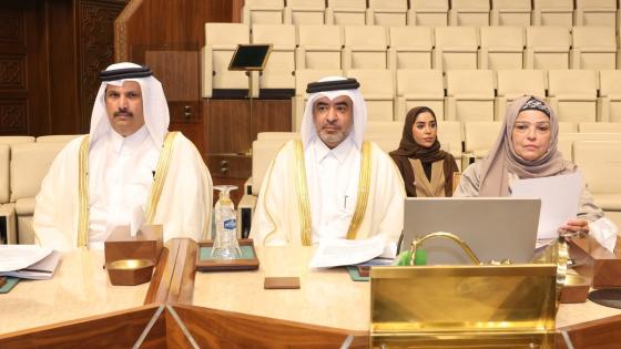 الوفد المشارك في الاجتماع