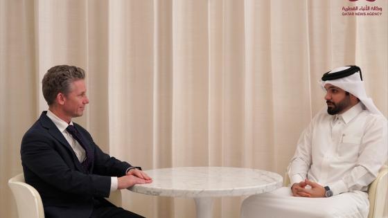 وزير الدفاع السويدي في حواره إلى وكالة الأنباء القطرية