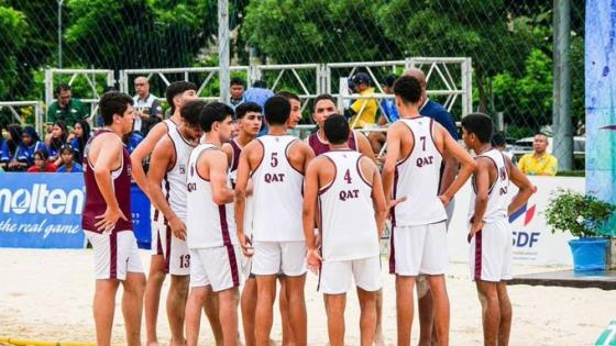 المنتخب القطري للناشئين لكرة اليد الشاطئية