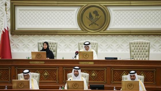 جانب من جلسة مجلس الشورى