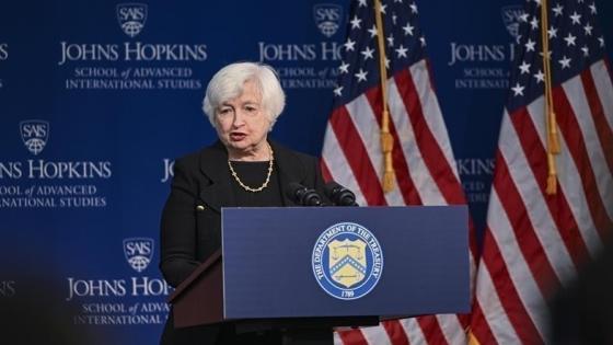 وزيرة الخزانة الأمريكية جانيت يلين
