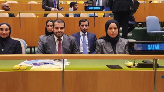 جانب من المشاركة القطرية