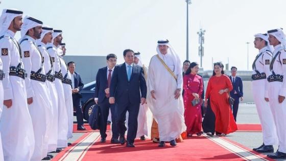 جانب من مراسم المغادرة