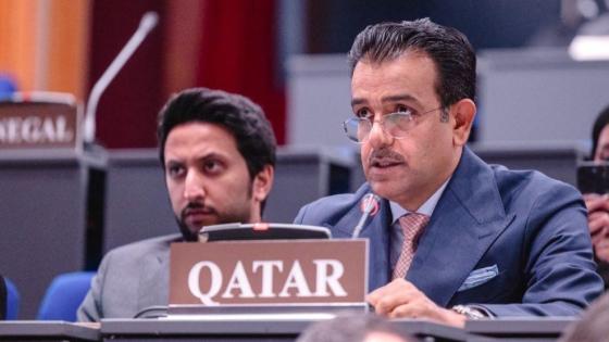 جانب من المشاركة القطرية في المؤتمر