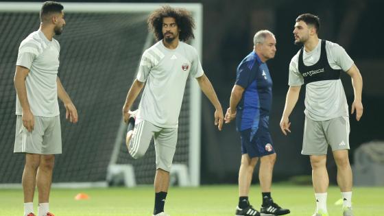 من تدريبات منتخبنا الوطني