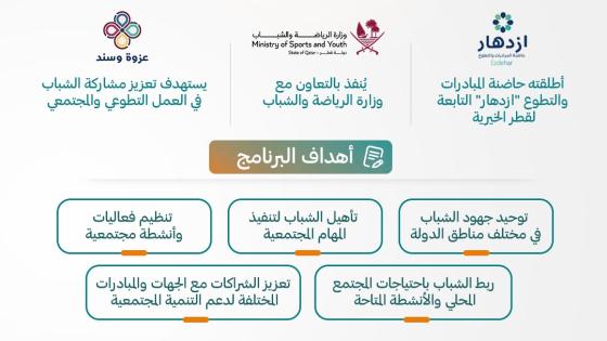 قطر الخيرية تطلق برنامج "عزوة وسند"