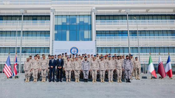 جانب من التمرين